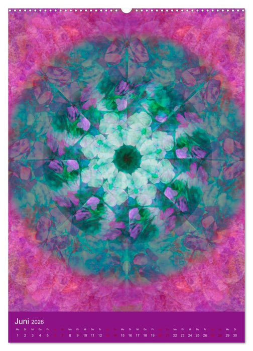 Meditative Pflanzenmandalas (CALVENDO Premium Wandkalender 2026)