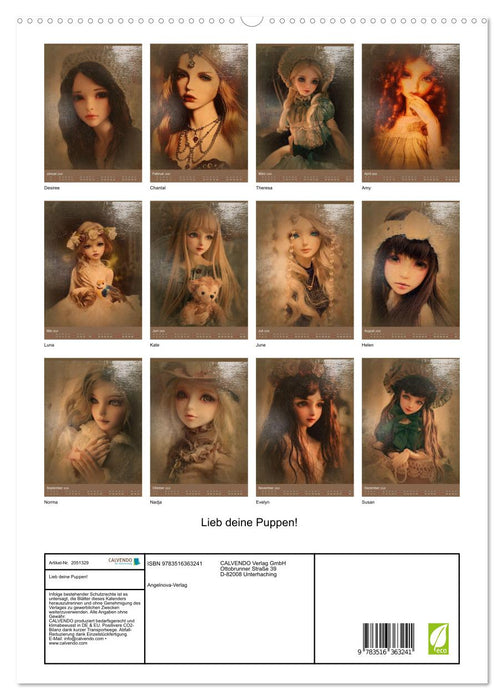 Lieb deine Puppen! (CALVENDO Wandkalender 2026)