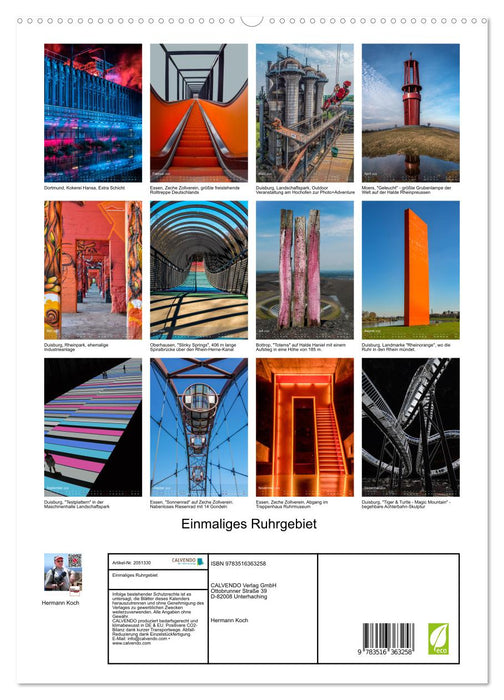 Einmaliges Ruhrgebiet (CALVENDO Wandkalender 2026)