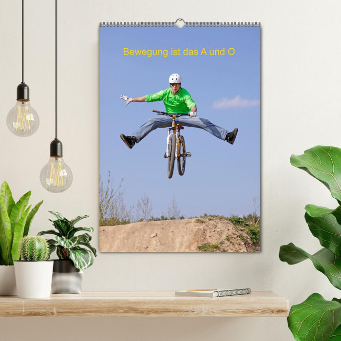 Bewegung ist das A und O (CALVENDO Wandkalender 2026)