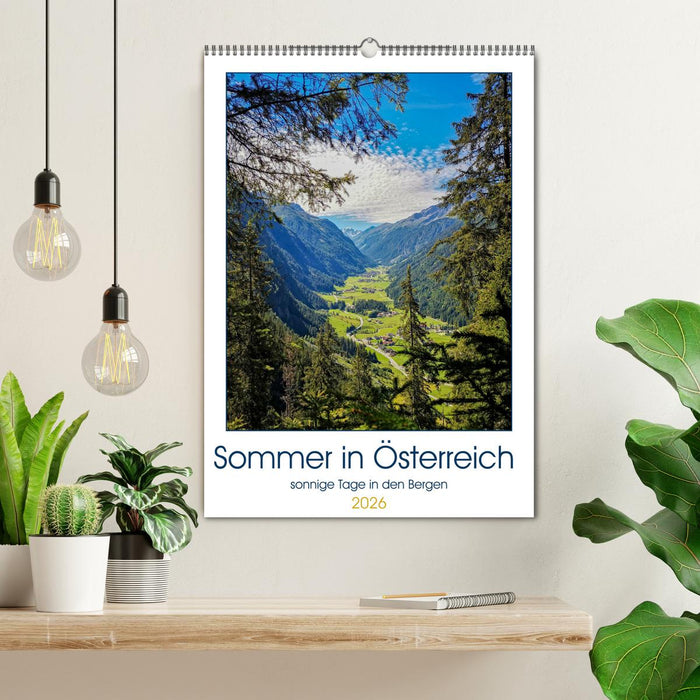 Sommer in Österreich - sonnige Tage in den Bergen (CALVENDO Wandkalender 2026)