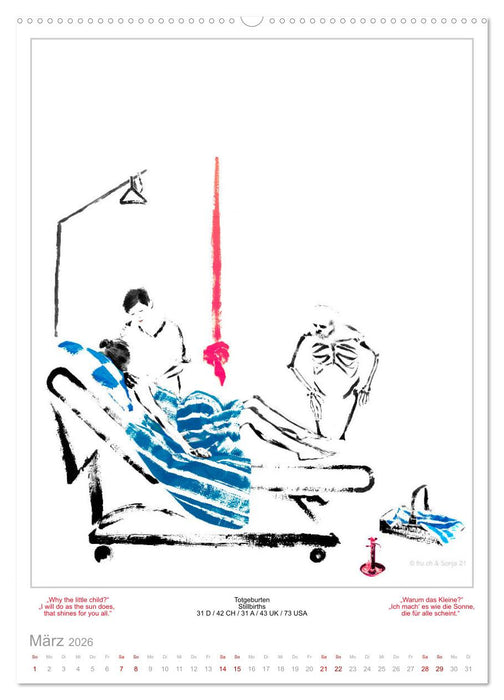 TOTENTANZ HERRENWAHL Haiku Zenga Photo DANCE OF DEATH MEN'S CHOICE (CALVENDO Premium Wandkalender 2026)