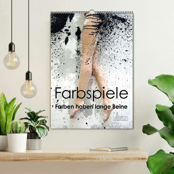 Farbspiele – Farben haben lange Beine (CALVENDO Wandkalender 2026)