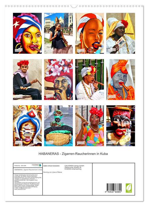 HABANERAS - Zigarren-Raucherinnen in Kuba (CALVENDO Wandkalender 2026)
