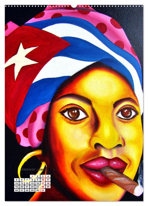 HABANERAS - Zigarren-Raucherinnen in Kuba (CALVENDO Wandkalender 2026)