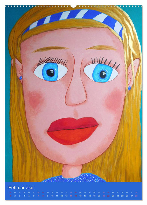 RABUNTEL KIND und KUNST inszeniert von KATHRIN SCHWERTNER (CALVENDO Premium Wandkalender 2026)