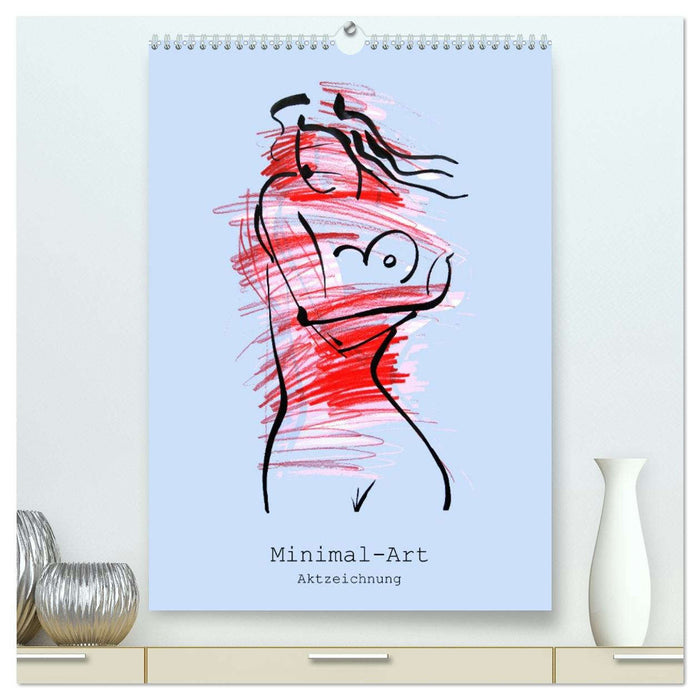Minimal-Art, Aktzeichnung (CALVENDO Premium Wandkalender 2026)