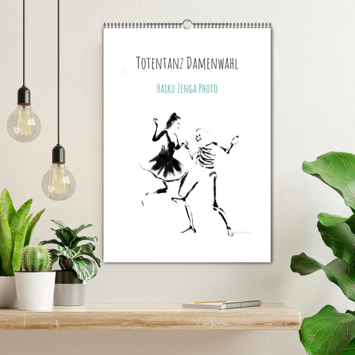Totentanz Damenwahl Haiku Zenga Photo (CALVENDO Wandkalender 2026)