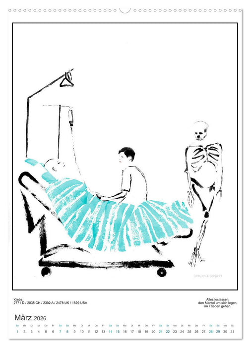 Totentanz Damenwahl Haiku Zenga Photo (CALVENDO Wandkalender 2026)