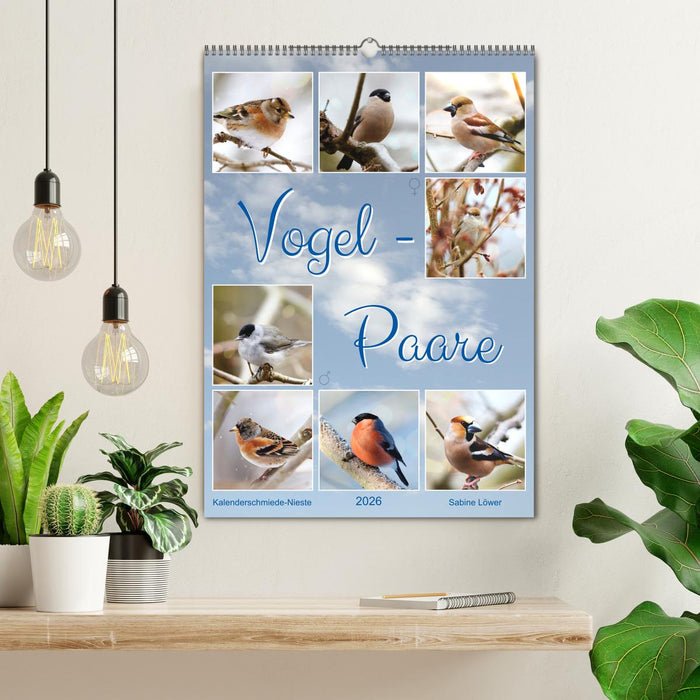 Vogel-Paare (CALVENDO Wandkalender 2026)
