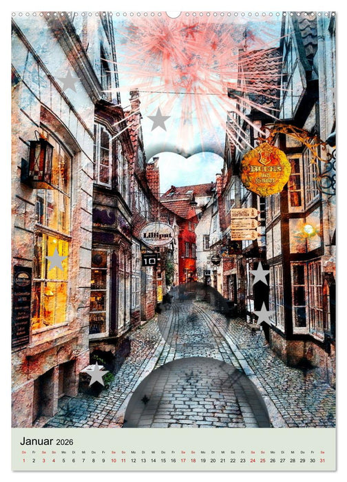 Mein Herz schlägt für Bremen (CALVENDO Premium Wandkalender 2026)