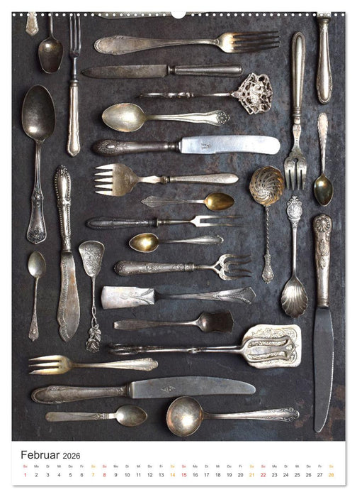 Vintage Küchenutensilien (CALVENDO Wandkalender 2026)