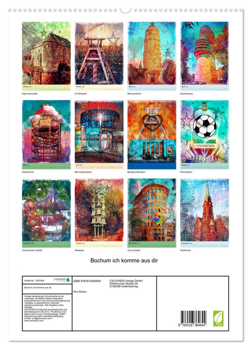 Bochum ich komme aus dir (CALVENDO Premium Wandkalender 2026)