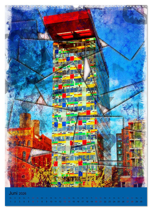 Düsseldorf die Stadt am Rhein (CALVENDO Wandkalender 2026)