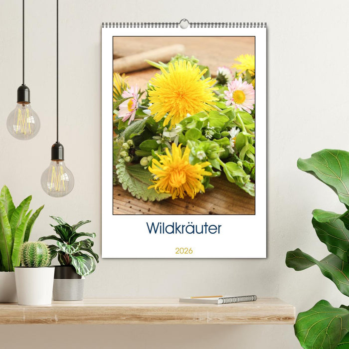 Essbare Wildkräuter (CALVENDO Wandkalender 2026)