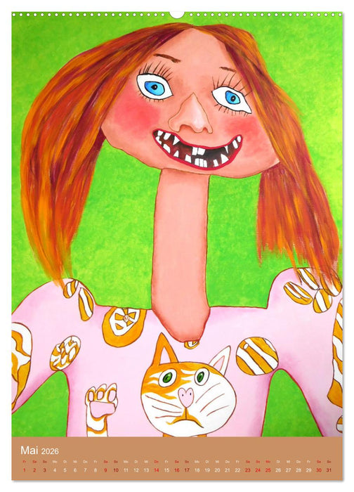 RABUNTEL KIND und KUNST inszeniert von KATHRIN SCHWERTNER (CALVENDO Wandkalender 2026)