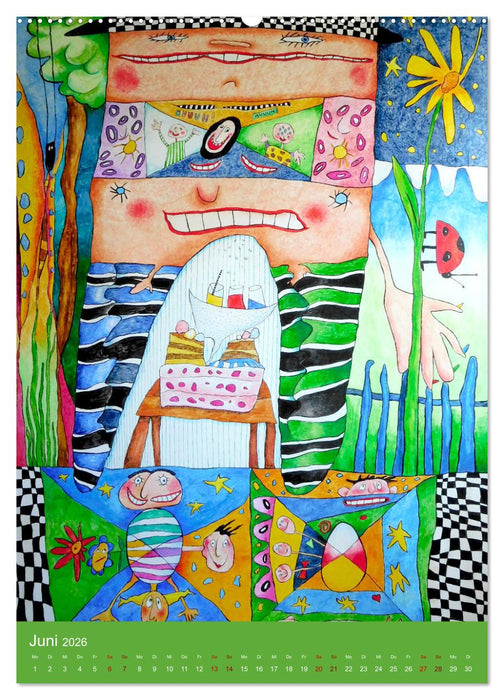 RABUNTEL KIND und KUNST inszeniert von KATHRIN SCHWERTNER (CALVENDO Wandkalender 2026)
