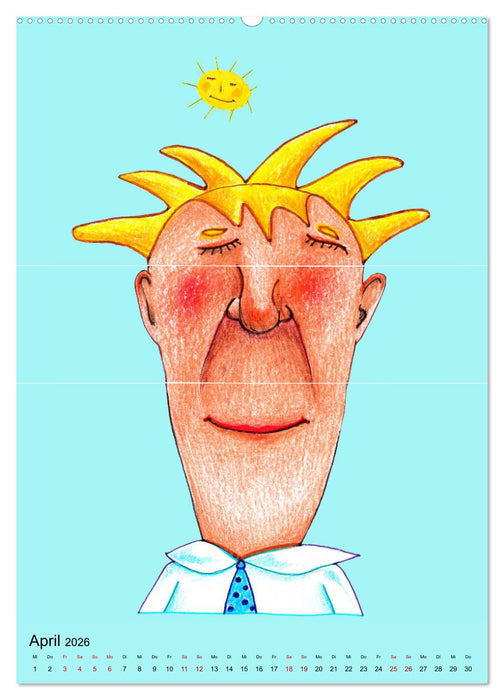 GRIMASSEN SCHNEIDEN! (CALVENDO Premium Wandkalender 2026)