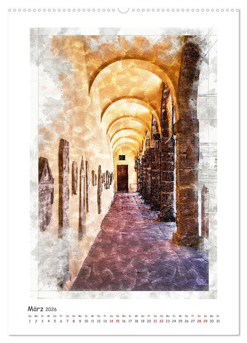 Toskanische Winkel (CALVENDO Wandkalender 2026)