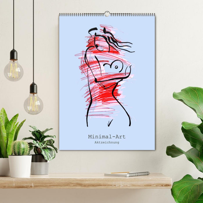 Minimal-Art, Aktzeichnung (CALVENDO Wandkalender 2026)