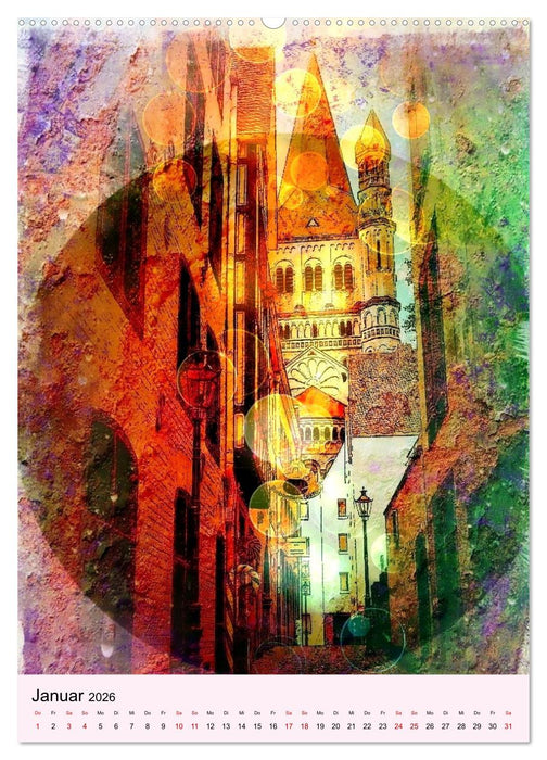 Köln ming Stadt (CALVENDO Wandkalender 2026)