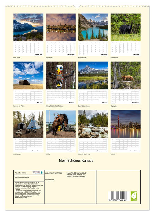 Mein Schönes Kanada (CALVENDO Wandkalender 2026)