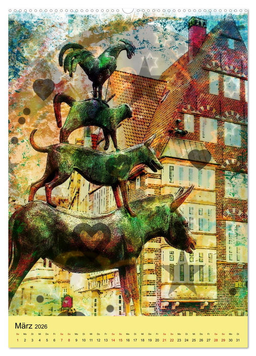 Mein Herz schlägt für Bremen (CALVENDO Wandkalender 2026)