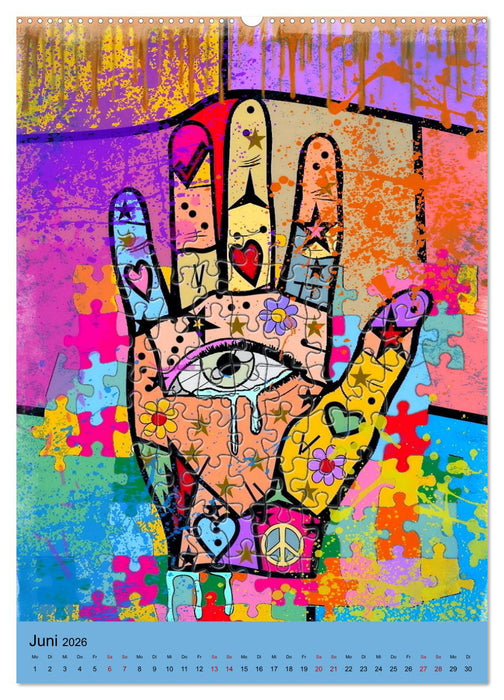 Puzzleteile (CALVENDO Premium Wandkalender 2026)