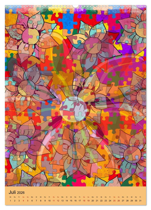 Puzzleteile (CALVENDO Premium Wandkalender 2026)