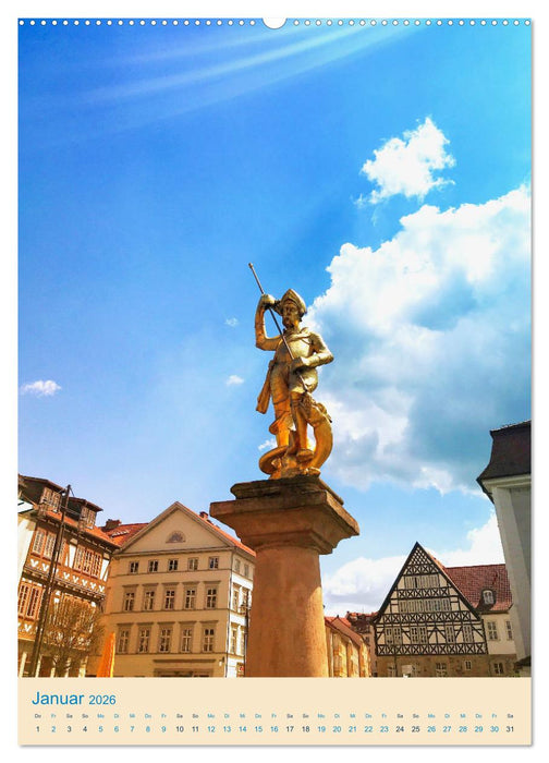Erfurt und Eisenach - Traumhaft Schön (CALVENDO Wandkalender 2026)