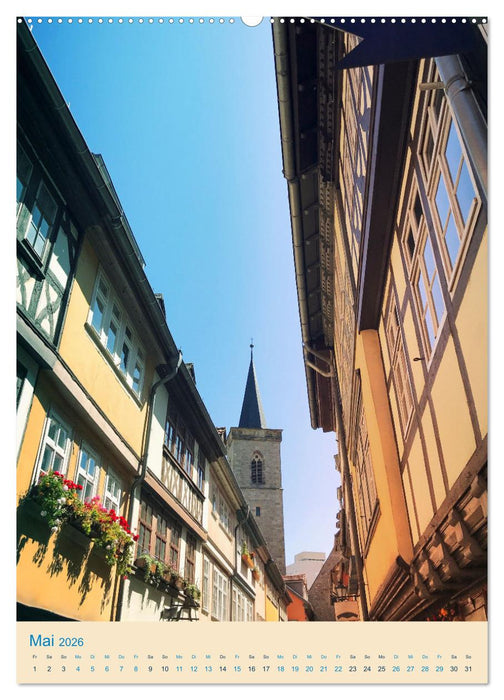 Erfurt und Eisenach - Traumhaft Schön (CALVENDO Wandkalender 2026)