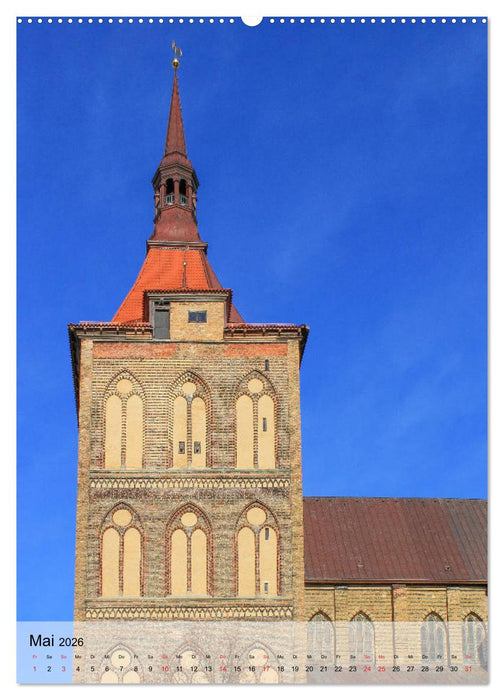 Hansestadt Rostock - Sehenswürdigkeiten der Ostseemetropole (CALVENDO Wandkalender 2026)