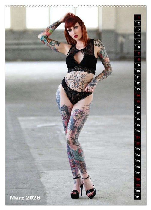 Beauty Tattoo 2026 (CALVENDO Premium Wandkalender 2026)