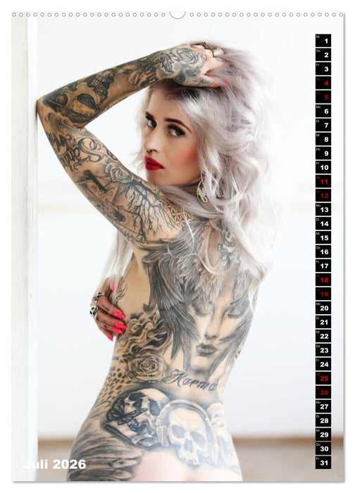 Beauty Tattoo 2026 (CALVENDO Premium Wandkalender 2026)