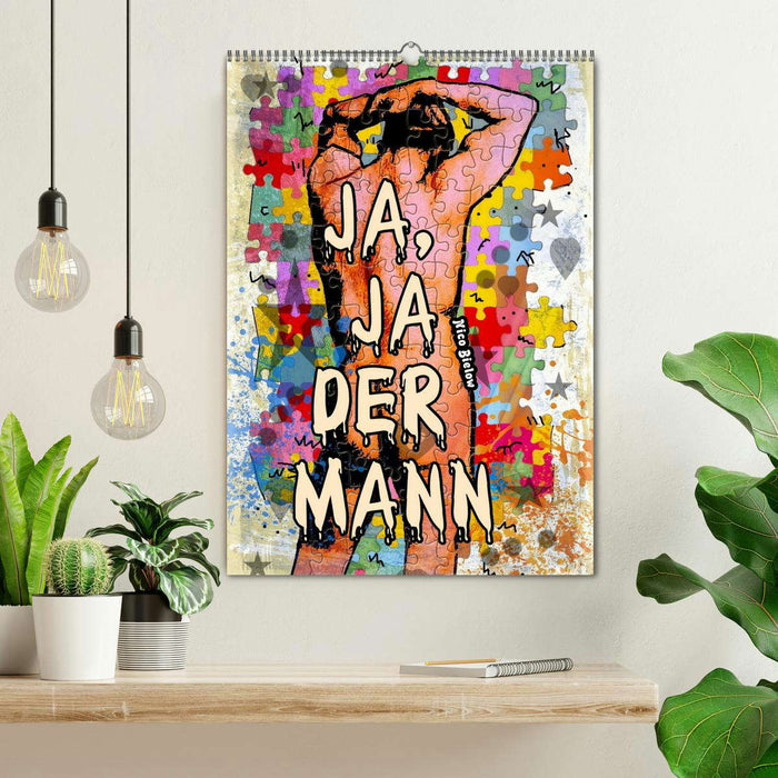 Ja, Ja der Mann (CALVENDO Wandkalender 2026)