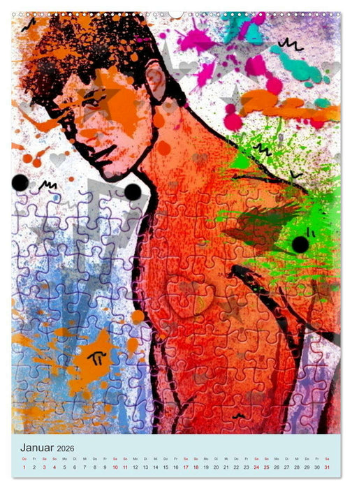 Ja, Ja der Mann (CALVENDO Wandkalender 2026)