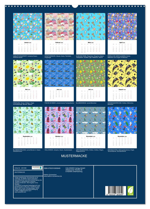 MUSTERMACKE (CALVENDO Premium Wandkalender 2026)