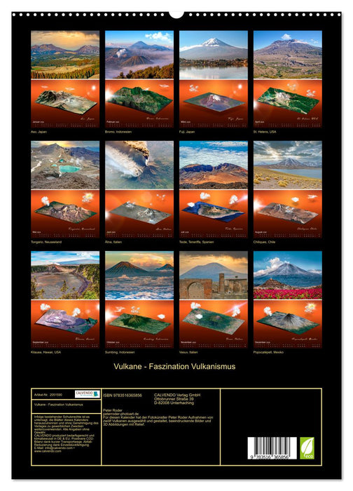 Vulkane - Faszination Vulkanismus (CALVENDO Premium Wandkalender 2026)