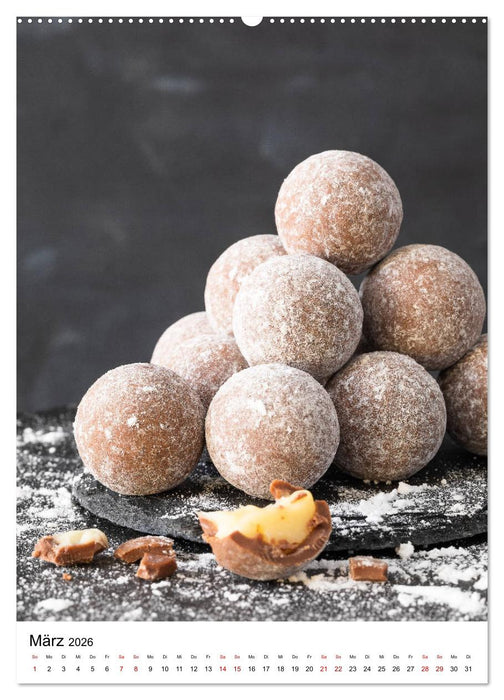 Leckereien - Food art (CALVENDO Premium Wandkalender 2026)