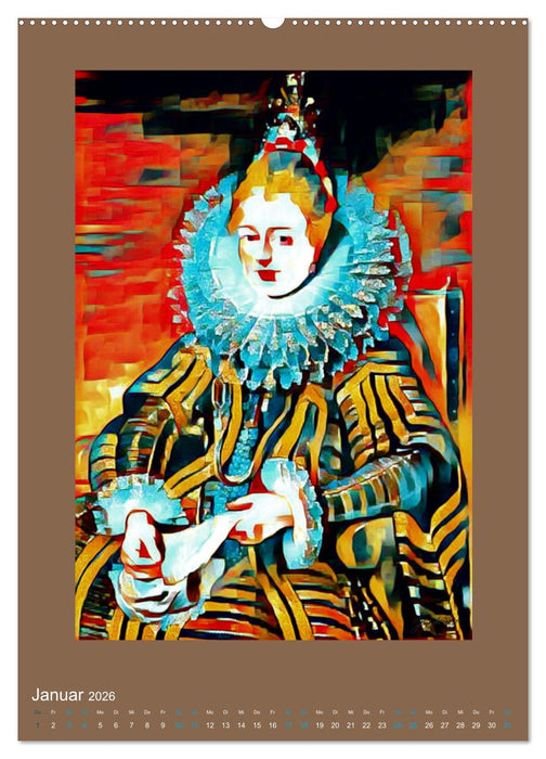 Alte Meister 3.0 (CALVENDO Premium Wandkalender 2026)