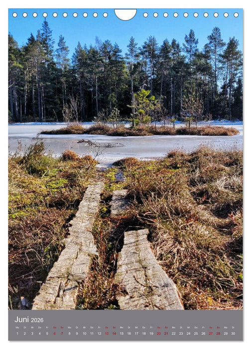 Schweden - Wandern in Västergötland (CALVENDO Wandkalender 2026)
