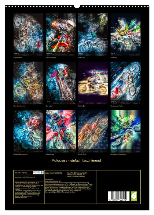 Motocross - einfach faszinierend (CALVENDO Premium Wandkalender 2026)