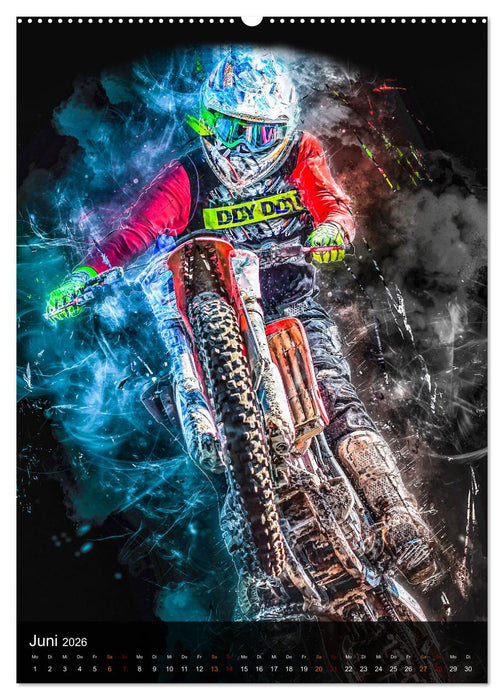 Motocross - einfach faszinierend (CALVENDO Premium Wandkalender 2026)