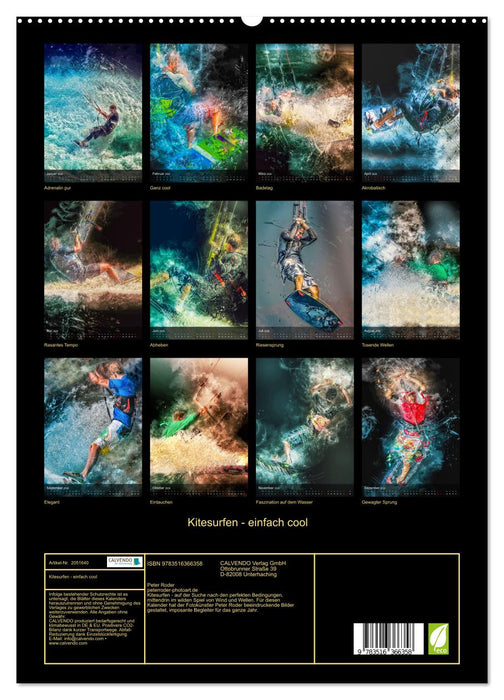 Kitesurfen - einfach cool (CALVENDO Premium Wandkalender 2026)