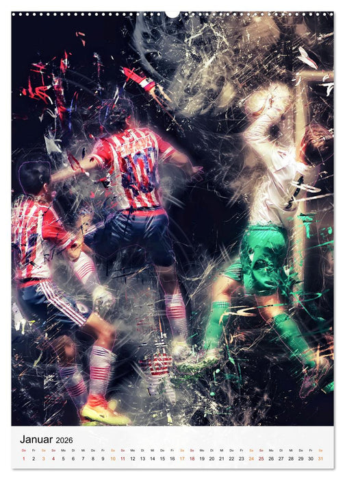 Fussball - einfach cool (CALVENDO Premium Wandkalender 2026)