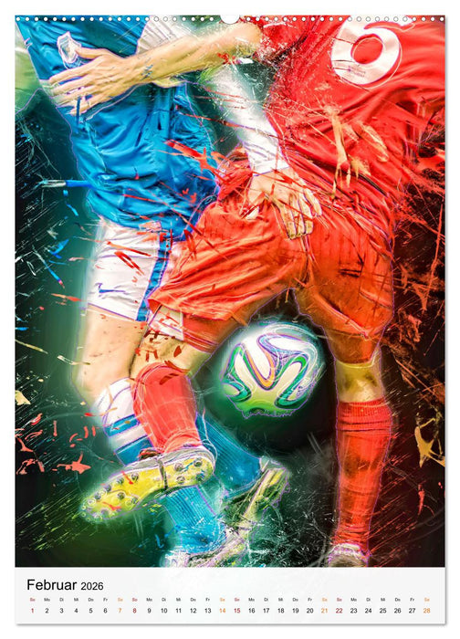 Fussball - einfach cool (CALVENDO Premium Wandkalender 2026)