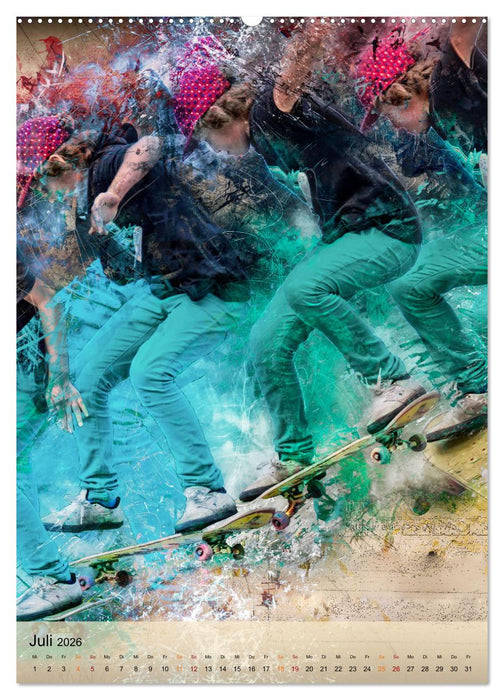 Skateboarding - einfach cool (CALVENDO Premium Wandkalender 2026)