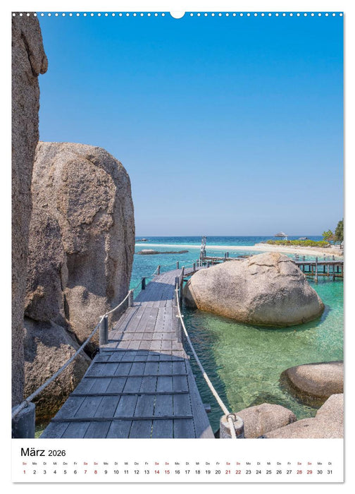 Traumhafte Strände in Asien (CALVENDO Wandkalender 2026)