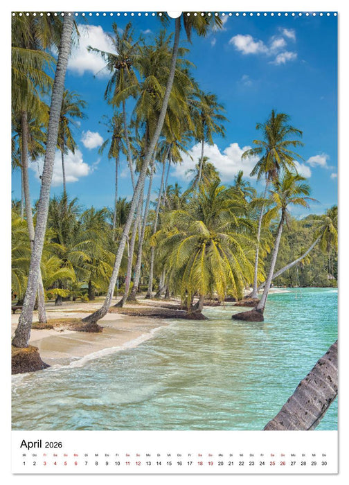 Traumhafte Strände in Asien (CALVENDO Wandkalender 2026)