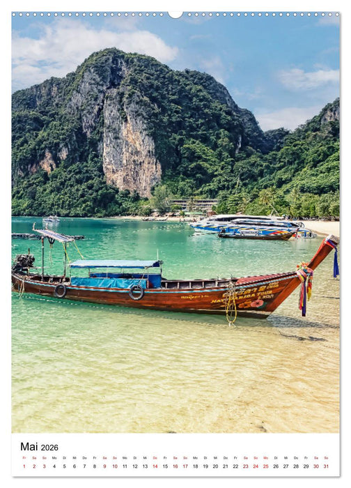 Traumhafte Strände in Asien (CALVENDO Wandkalender 2026)